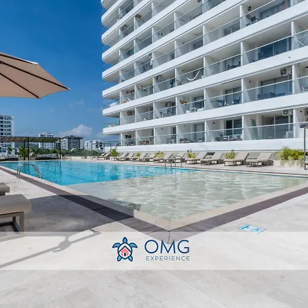 Cb821 | De Lujo Vista Al Mar Piscina Apartamento Cartagena