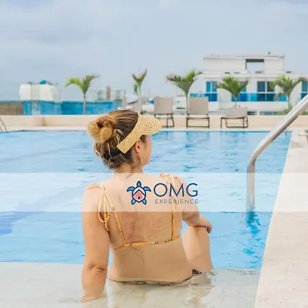 Apartamento Cb821 | De Lujo Vista Al Mar Piscina Cartagena