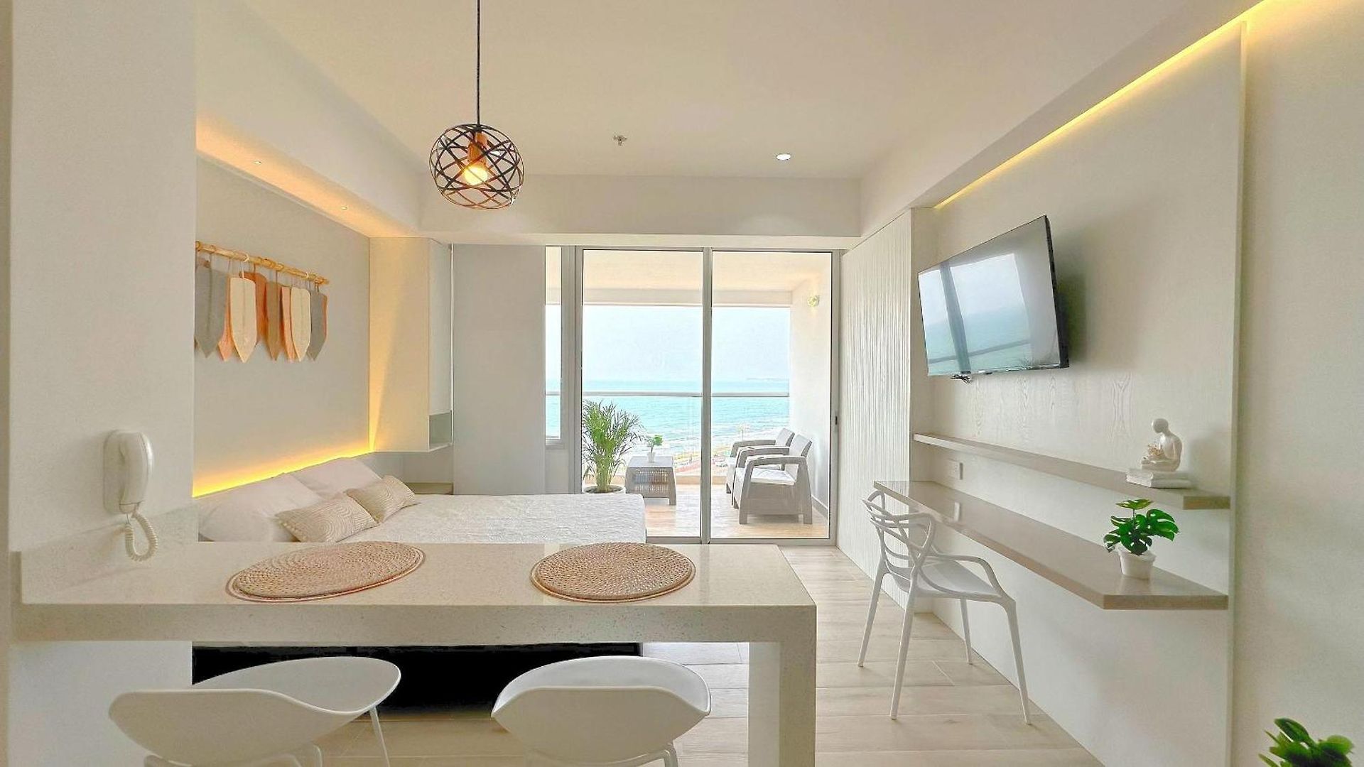 Cb821 | De Lujo Vista Al Mar Piscina Apartamento