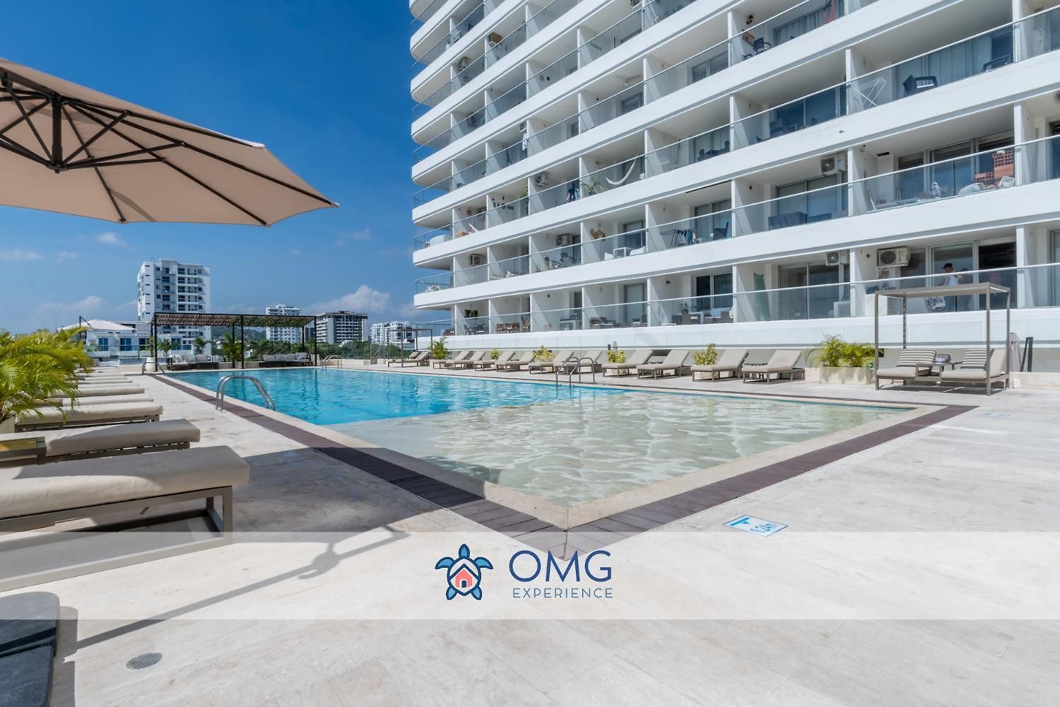 Cb821 | De Lujo Vista Al Mar Piscina Apartamento Cartagena